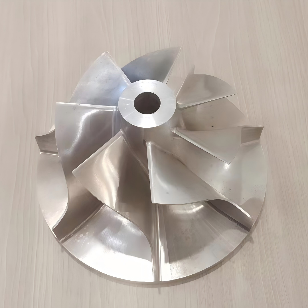 五轴加工叶轮 铝合金精密叶轮（风机 / 泵用）